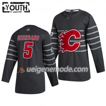 Kinder Calgary Flames Trikot Mark Giordano 5 Grau Adidas 2020 NHL All-Star Authentic